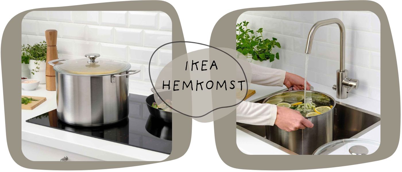 قابلمه ایکیا مدل IKEA HEMKOMST حجم 10 لیتر